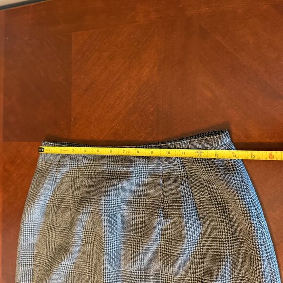 Vintage Houndstooth Pencil Skirt Size 10 - Picture 3 of 8